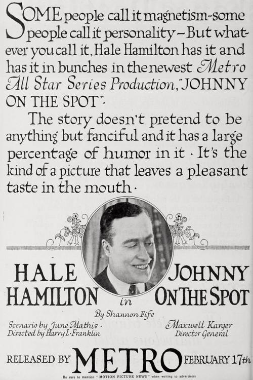Johnny-on-the-Spot 1919 official movie poster