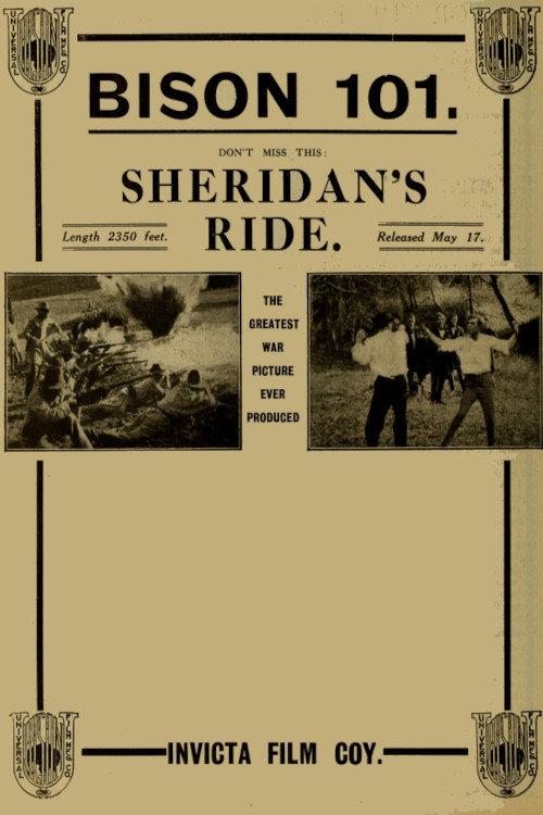 Sheridan's Ride 1913 official movie poster