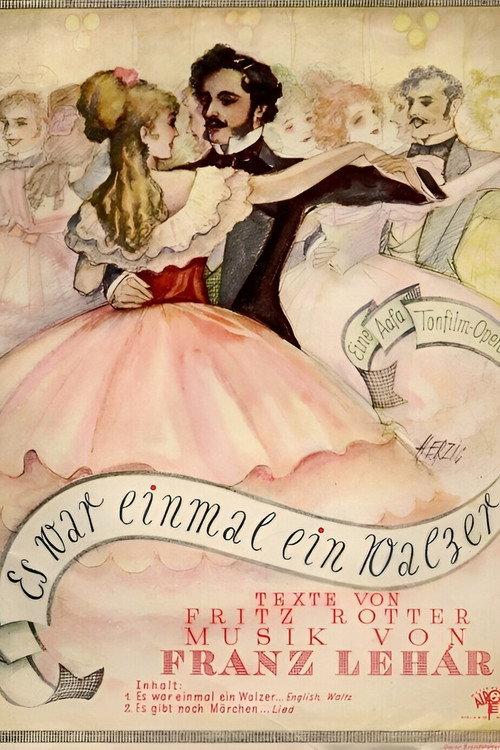 Once There Was a Waltz 1932 official movie poster