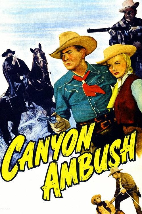 Canyon Ambush 1952 official movie poster