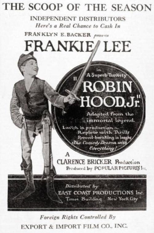 Robin Hood Jr 1923 official movie poster