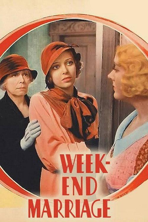 Week-End Marriage 1932 official movie poster