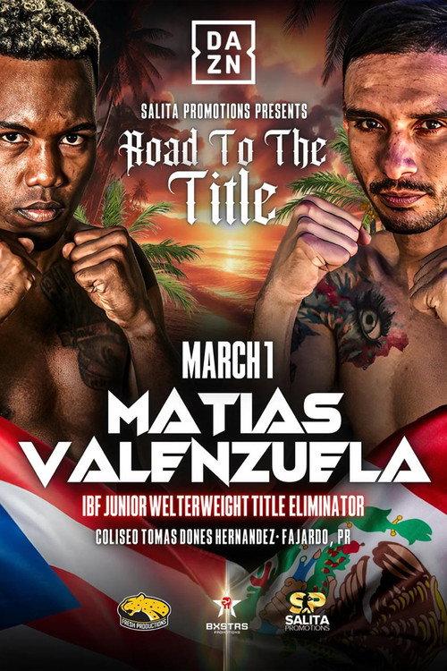 Subriel Matias vs. Gabriel Valenzuela 2025 official movie poster