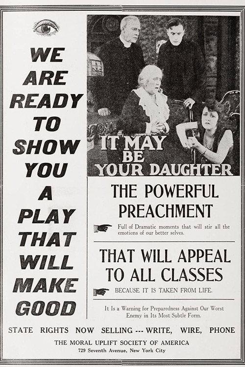 It May Be Your Daughter 1916 official movie poster