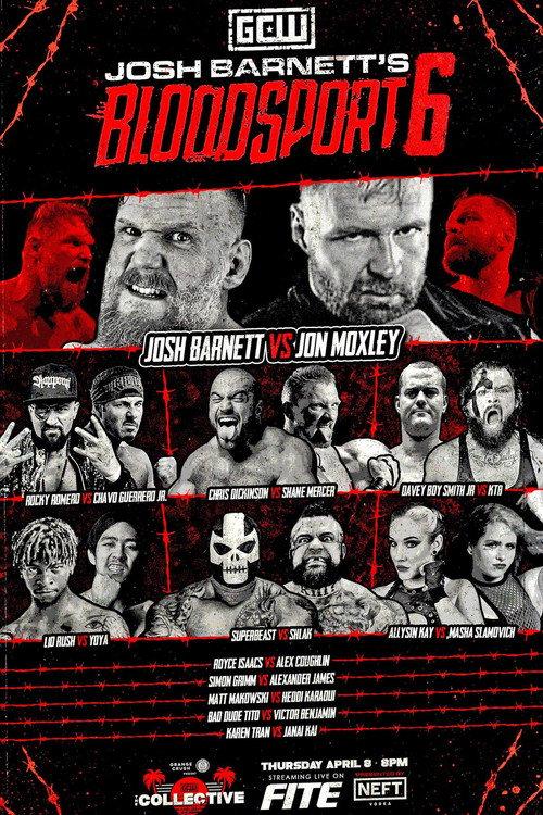 GCW Josh Barnett’s Bloodsport 6 2021 official movie poster