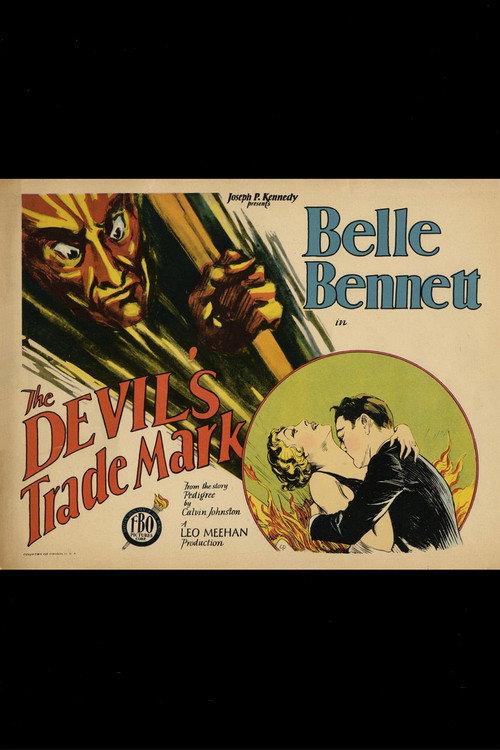 The Devil's Trademark 1928 official movie poster