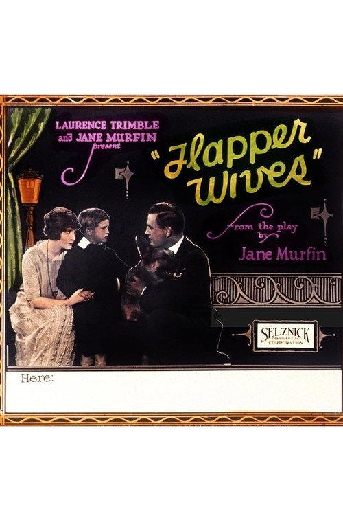 Flapper Wives 1924 official movie poster