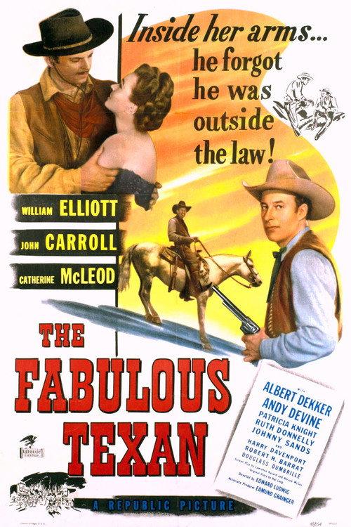 The Fabulous Texan 1947 official movie poster