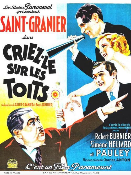Shout It from the House Tops 1932 official movie poster