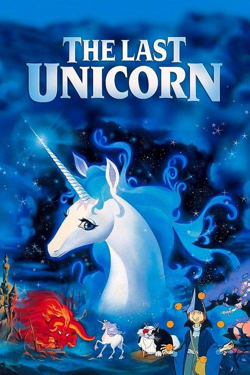 The Last Unicorn 1982 official movie poster