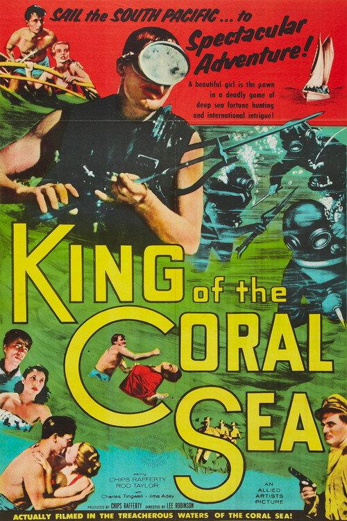 King of the Coral Sea 1954 official movie poster