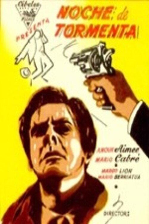 Noche de tormenta 1955 official movie poster