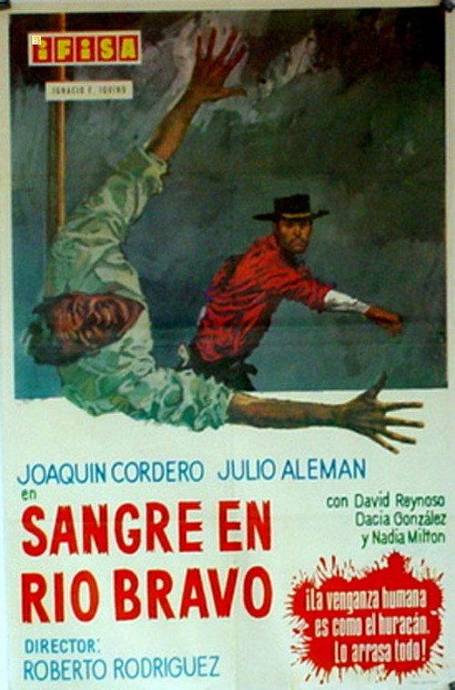 Sangre en Rio Bravo 1966 official movie poster