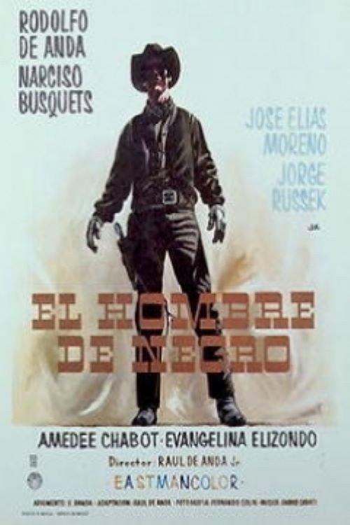 El hombre de negro 1969 official movie poster