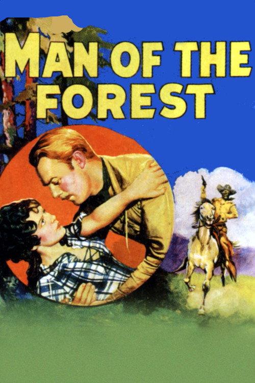 Man of the Forest 1933 official movie poster