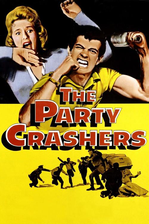 The Party Crashers 1958 official movie poster