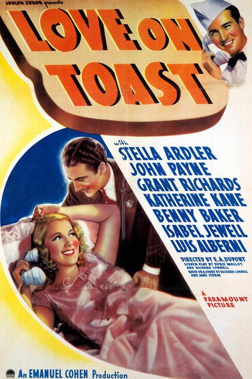 Love on Toast 1937 official movie poster