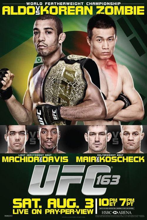 UFC 163: Aldo vs Korean Zombie 2013 official movie poster