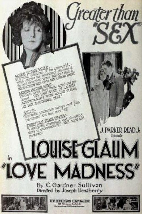 Love Madness 1920 official movie poster