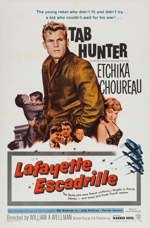 Lafayette Escadrille 1958 official movie poster