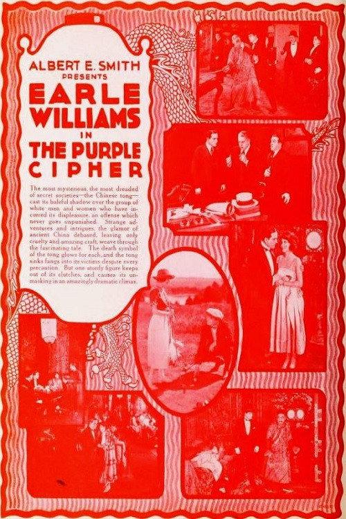 The Purple Cipher 1920 official movie poster