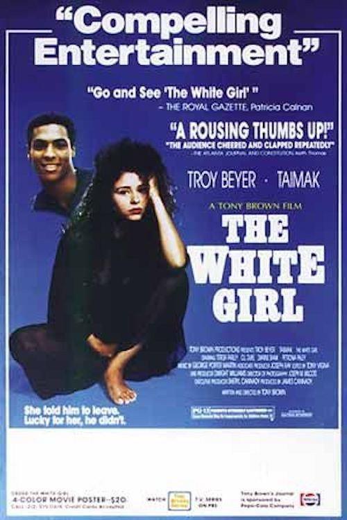 The White Girl 1990 official movie poster