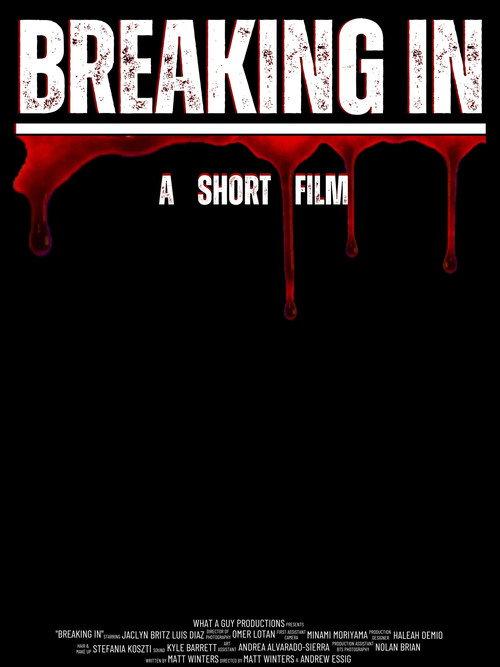 Breaking In 2023 official movie poster