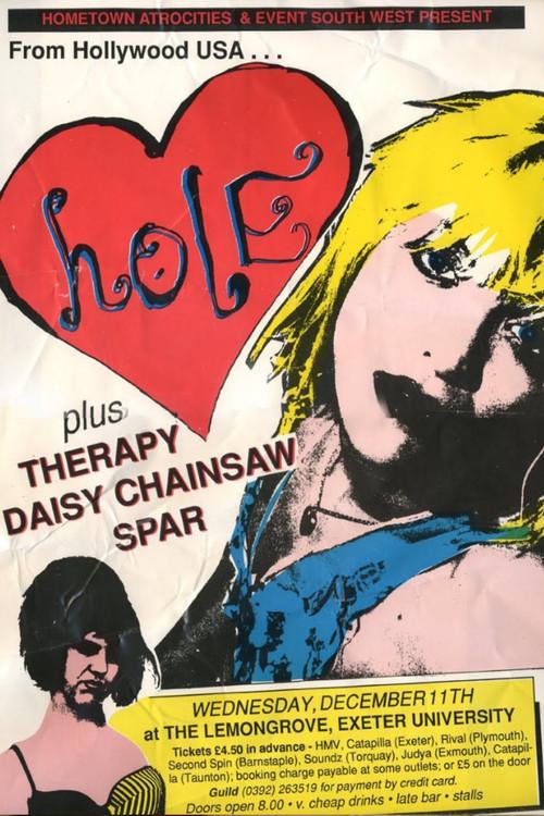 Hole: Live at The Lemon Grove (Exeter, 1991) 1991 official movie poster