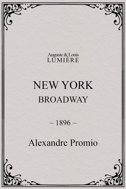 New York, Broadway 1896 official movie poster