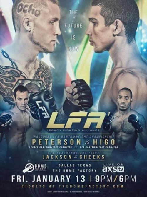 LFA 1: Peterson vs. Higo 2017 official movie poster