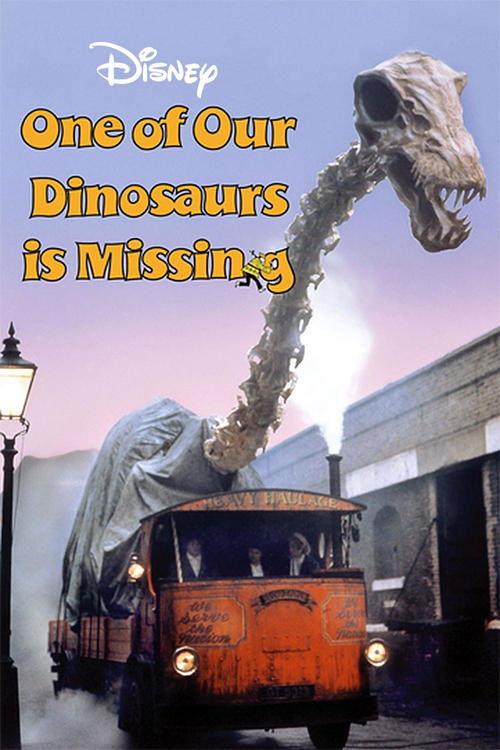 One of Our Dinosaurs Is Missing 1975 official movie poster