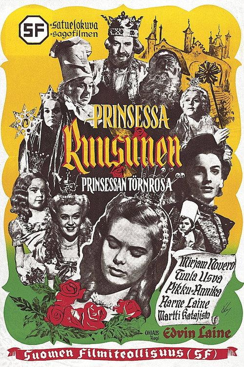 Prinsessa Ruusunen 1949 official movie poster