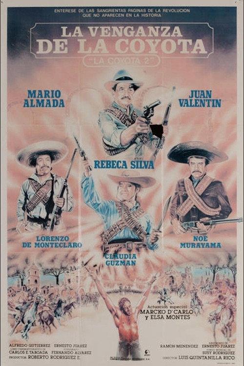 La venganza de la Coyota 1986 official movie poster