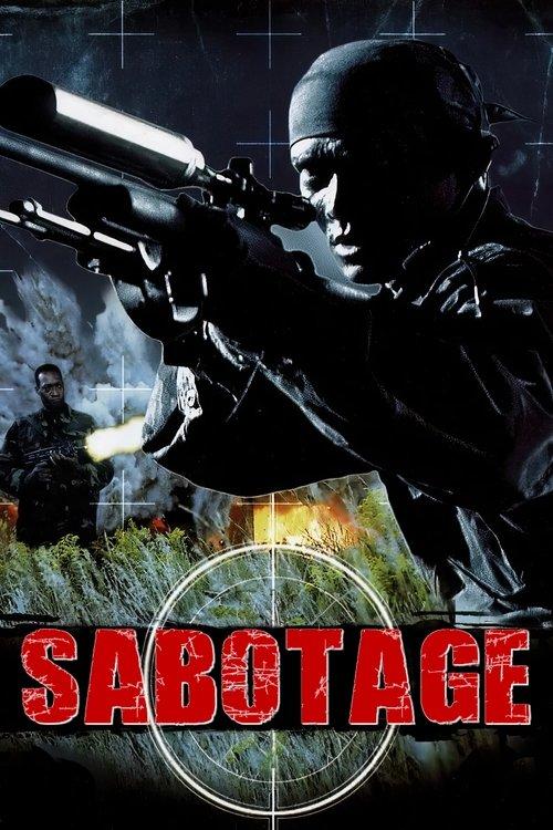Sabotage 1996 official movie poster
