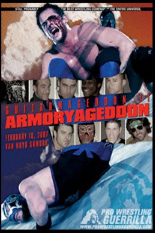 PWG: Guitarmageddon II: Armoryageddon 2007 official movie poster