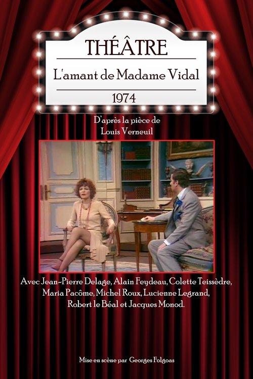 L'Amant de madame Vidal 1975 official movie poster