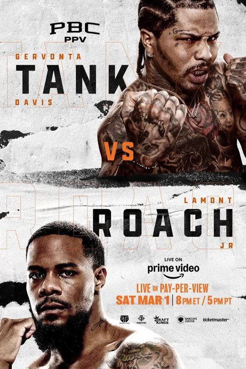Gervonta Davis vs. Lamont Roach 2025 official movie poster