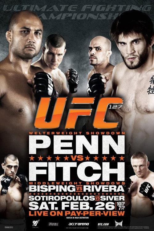 UFC 127: Penn vs. Fitch 2011 official movie poster