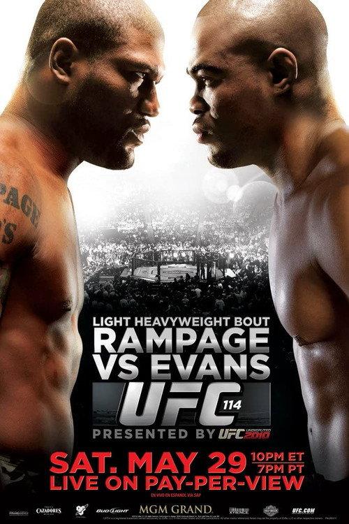 UFC 114: Rampage vs. Evans 2010 official movie poster
