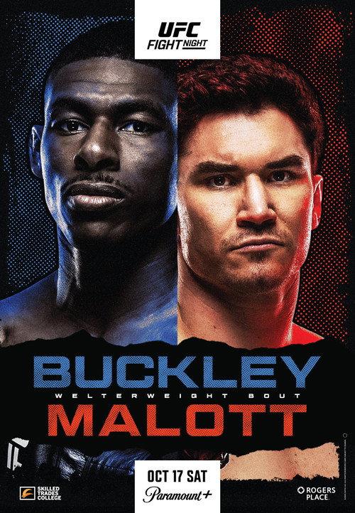 UFC Fight Night 291: Buckley vs. Malott 2026 official movie poster