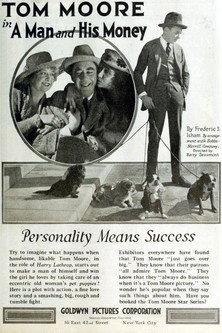 A Man And His Money 1919 official movie poster