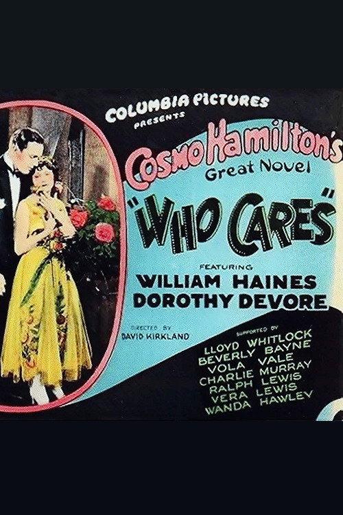 Who Cares 1925 official movie poster