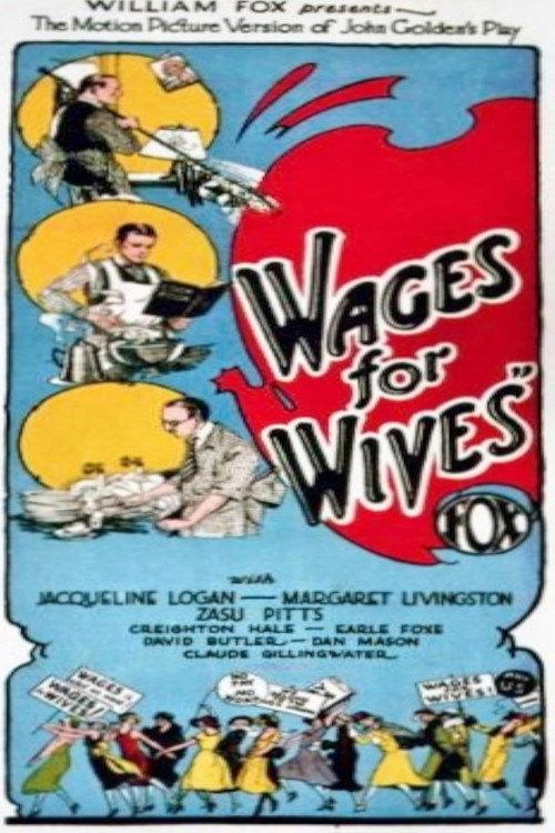 Wages for Wives 1925 official movie poster