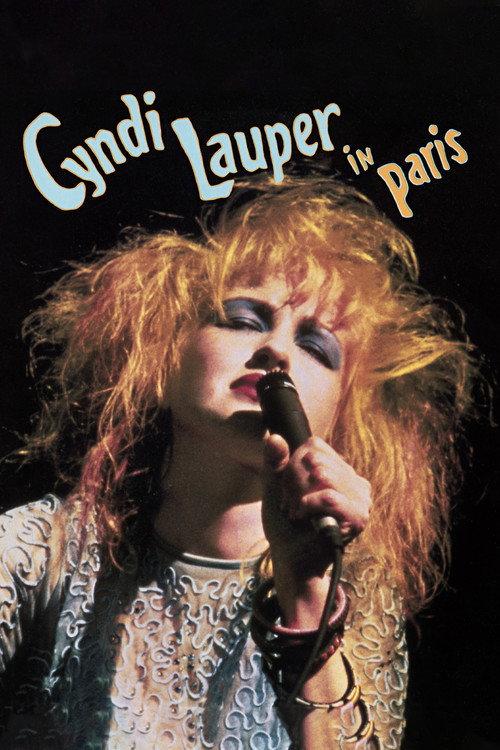 Cyndi Lauper - Live in Paris 1987 official movie poster