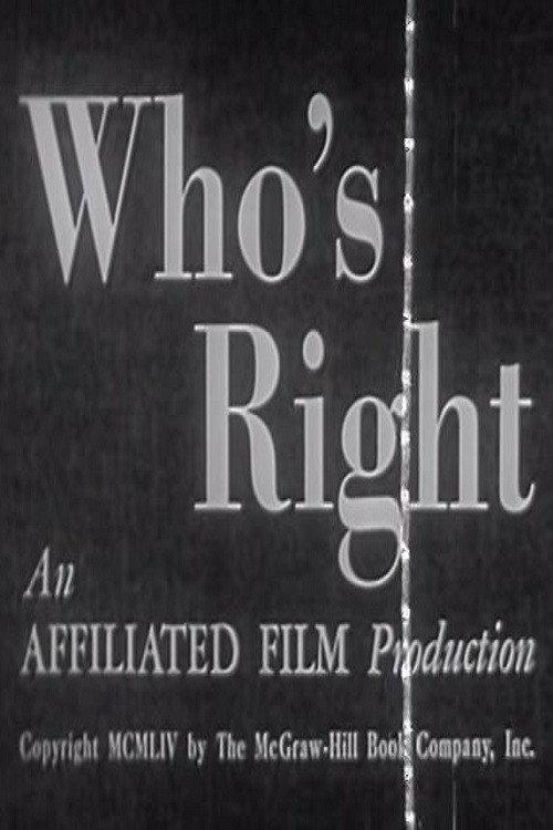 Who's Right? 1954 official movie poster