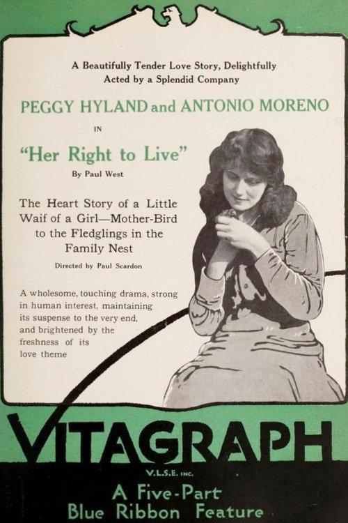 Her Right to Live 1917 official movie poster