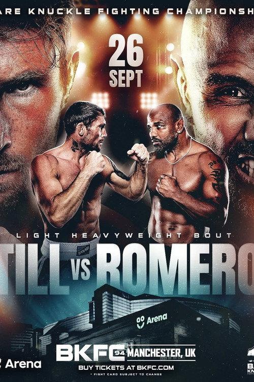 BKFC 94 Manchester: Till vs. Romero 2026 official movie poster