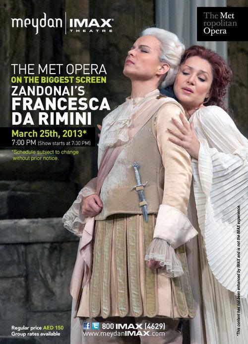 The Metropolitan Opera: Francesca da Rimini 2013 official movie poster