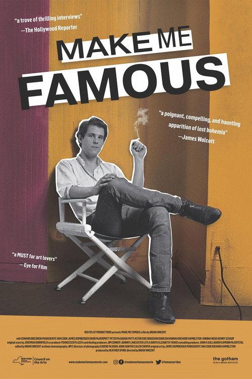 Make Me Famous 2023 official movie poster