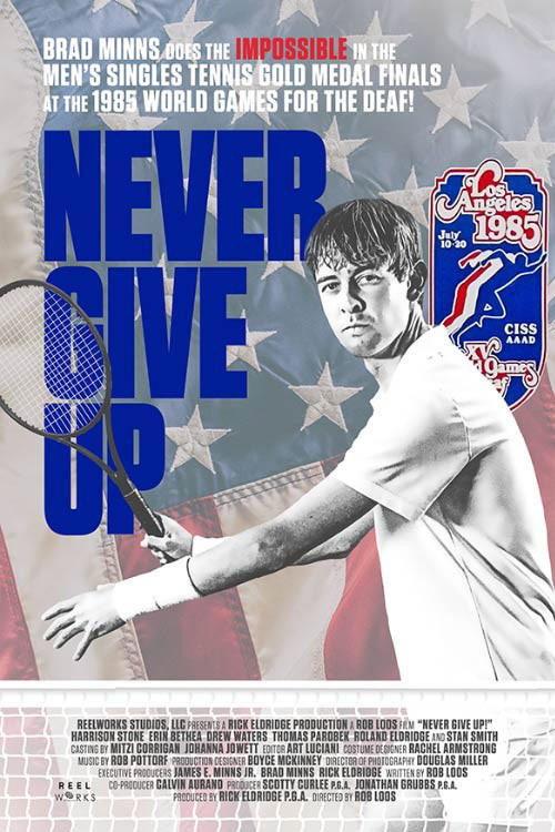 Never Give Up 2023 official movie poster